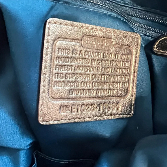 RARE Coach Kristin Python Metallic Hobo Shoulder Bag - Picture 10 of 10